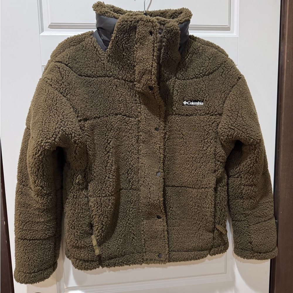 Columbia Women's Cozy Lodge Baffled Sherpa Fleece - Picture 3 of 8